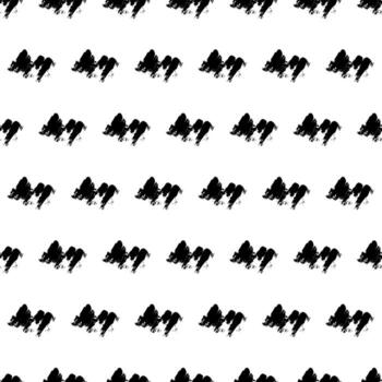 patrón sin costuras con frotis de garabatos dibujados a mano oscura sobre fondo blanco. textura grunge abstracta. ilustración vectorial vector