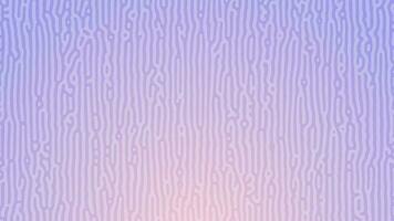 Purple Turing reaction gradient background. Abstract diffusion pattern with chaotic shapes. Vector illustration.