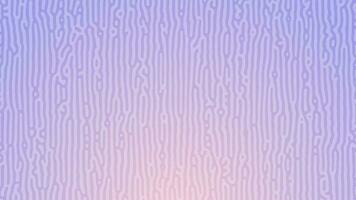 Purple Turing reaction gradient background. Abstract diffusion pattern with chaotic shapes. Vector illustration.