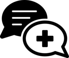 Cross symbol on speech bubble icon. vector