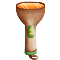 ficklampa vattenfärg element png