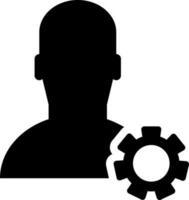 Account setting icon or symbol. vector