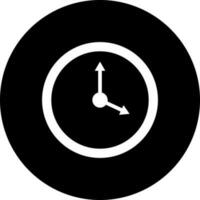 Vector illustration of clock icon.