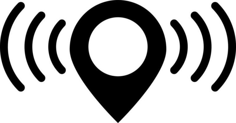 Vector illustration of gps location icon.