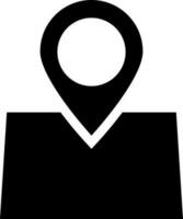 Mapping glyph icon or symbol. vector