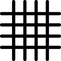 Grid in Black and White color. vector