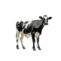 vaca en transparente antecedentes ai generado png