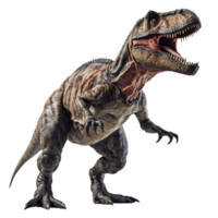 tirannosauro rex, t-rex su trasparente ai generato png