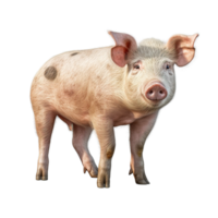 gris isolerat på transparent bakgrund ai genererad png