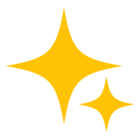 brillar estrellas amarillo png