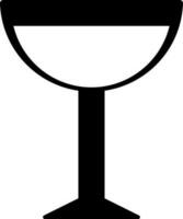 Food and drink icon of Beverage glass. vector