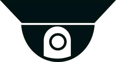 Illustration of a cctv camera. vector