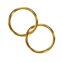 Circle gold frame png