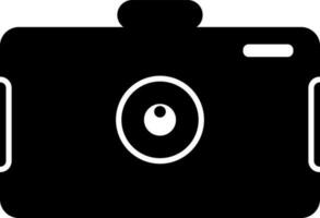 Isolated camera in Black and White color. vector