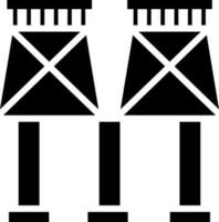 Illustration of bridge icon. vector