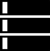 Vector illustration of binders in Black and White color.