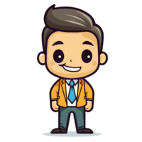 cute businessman icon png