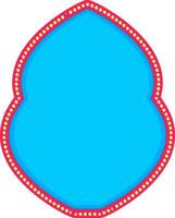 Illustration of blank frame. vector