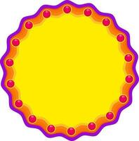 Vector illustration of decorative frame.