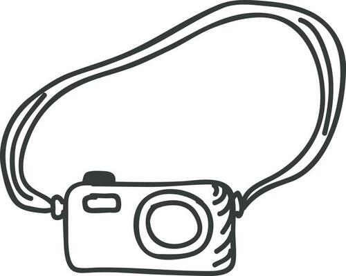Black and white camera.