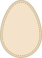 Illustration of Easter egg. vector