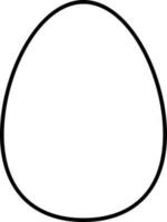 Flat illustration of an Egg. vector