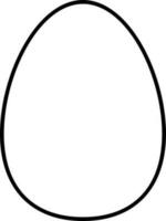 Flat illustration of an Egg. vector