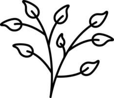 Illustration of a beautiful plant. vector