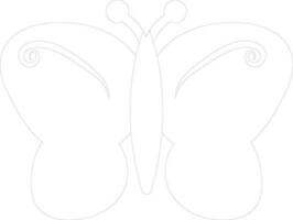 Character of a butterfly. vector