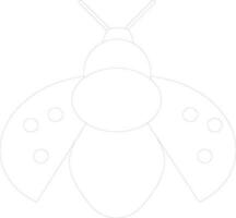 Character of a honey bee. vector