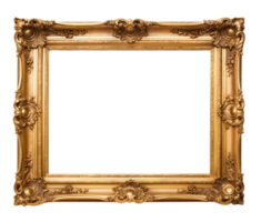 Gold Frame Ornate Realistic Clipart png