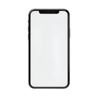 blanco scherm mobiel telefoon clip art ai gegenereerd png