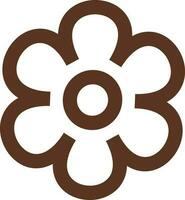Illustration of a flower design. vector