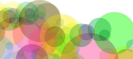 Abstract colorful circles design. vector