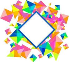 Abstract background with square. vector