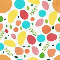 Colourful abstract floral background. vector