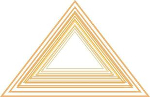 Abstract triangle geometric element. vector