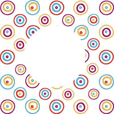 Colorful circular abstract background with space for your text.