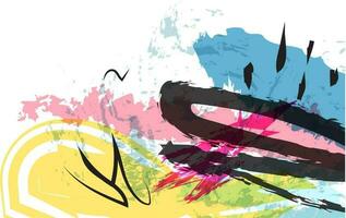 Abstract colorful messy background. vector