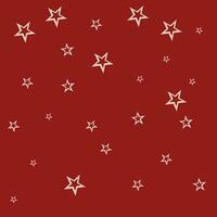 White stars decorated on background. vector