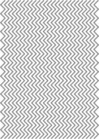 Black zigzag lines on white background in flat style. vector