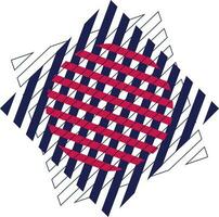 Illustration of abstract pattern on white background. vector
