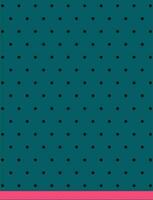 Illustration of polka dot paper icon in flat style. vector