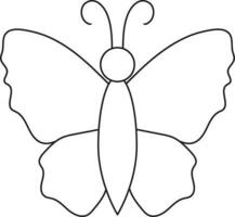 ilustración de mariposa icono para agricultura con carrera estilo. vector