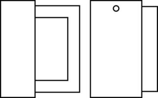 Illustration of seat belt in flat style. vector