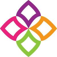 Colorful abstract element. vector