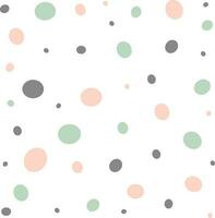 Abstract background with dots and circles. vector