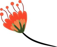 Illustration of beautiful flower. vector