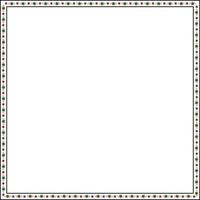 Square shaped frame with stars border. vector