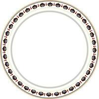 Illustration of circular frame design. vector